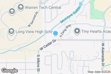 Map image of the property - 13085 W Cedar Dr