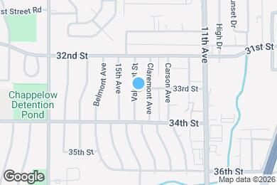 Map image of the property - 3300 Valmont St
