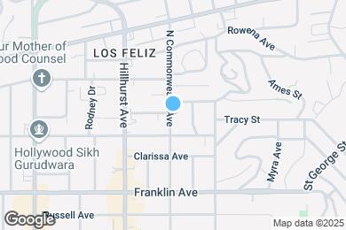 Map image of the property - 2028 1/2 N Commonwealth Ave