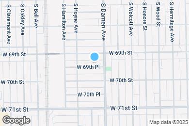 Map image of the property - 2020 W 69th Pl