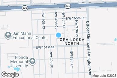 Map image of the property - 16201 NW 39th Ct