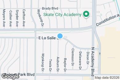 Map image of the property - 1731 Auburn Dr
