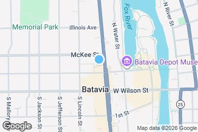 Map image of the property - 113 N Batavia Ave