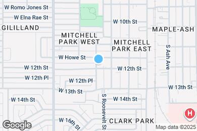 Map image of the property - 1137 S Judd St
