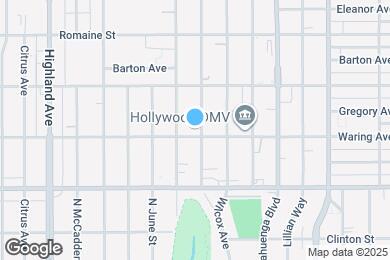 Map image of the property - 807 N Hudson Ave