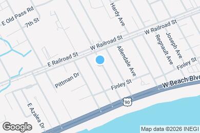 Map image of the property - 805 Lewis Ave