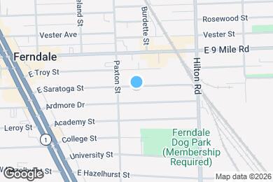 Map image of the property - 552 E Saratoga St