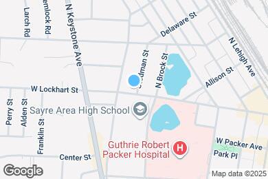 Map image of the property - 334 W Lockhart St