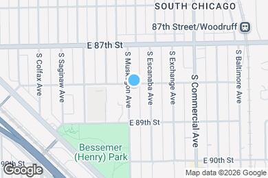 Map image of the property - 8805 S Muskegon Ave