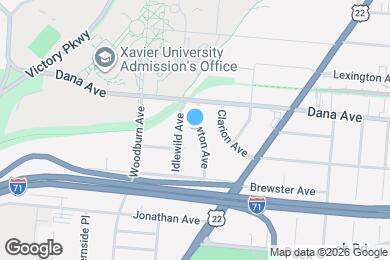 Map image of the property - 3619 Newton Ave