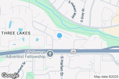 Map image of the property - 5995 W Hampden Ave