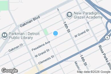 Map image of the property - 2312 Pasadena St