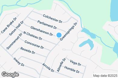 Map image of the property - 709 Greensprings Dr