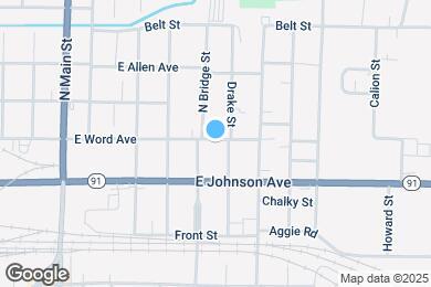 Map image of the property - 615 E Word Ave
