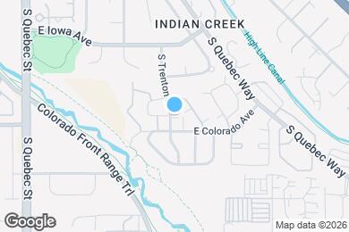 Map image of the property - 1762 S Trenton St