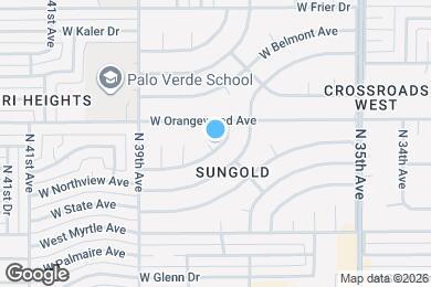 Map image of the property - 3724 W Gardenia Ave