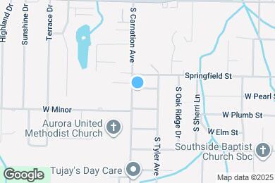 Map image of the property - 922 W Pearl St