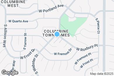 Map image of the property - 7454 W Roxbury Pl
