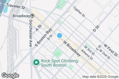 Map image of the property - 169 W Broadway