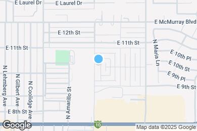 Map image of the property - 1000 N Pueblo Dr