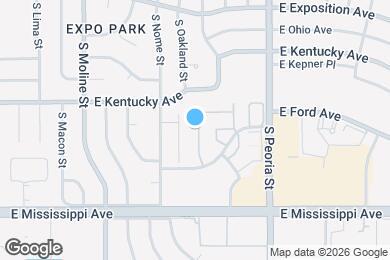 Map image of the property - 11867 E Kepner Dr