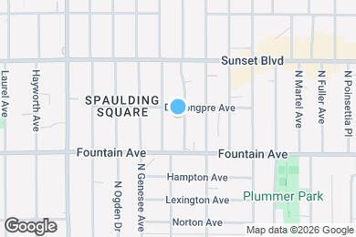 Map image of the property - 1347 N Stanley Ave