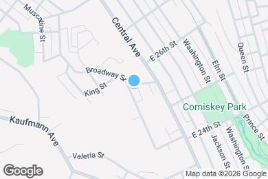 Map image of the property - 2546 Broadway St