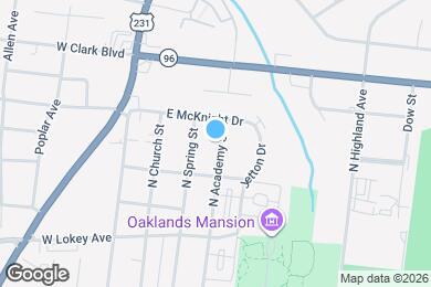 Map image of the property - 1115 N Academy St