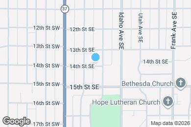 Map image of the property - 157 14th St SE