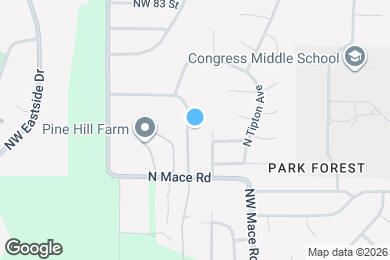 Map image of the property - 8033 N Everton Ave