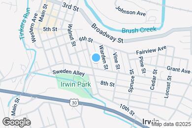 Map image of the property - 505 Pennsylvania Ave