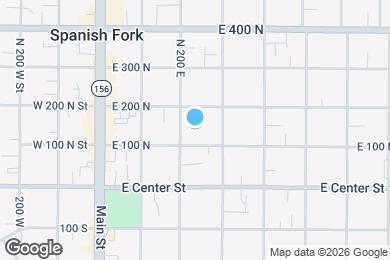 Map image of the property - 215 E 100 N