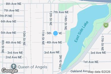 Map image of the property - 504 12th St NE