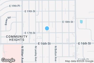 Map image of the property - 1702 N Graham Ave