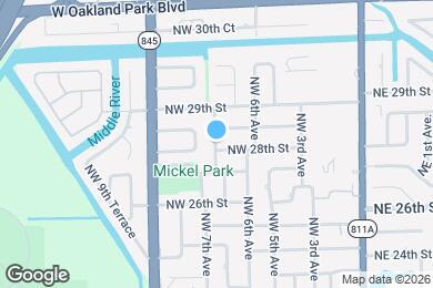 Map image of the property - 2804 NW 7th Ave