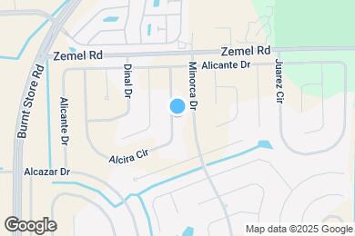 Map image of the property - 16103 Alcira Cir