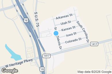 Map image of the property - 3502 S Dakota Dr