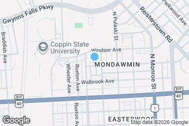 Map image of the property - 2204 Clifton Ave