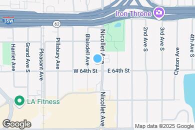 Map image of the property - 6338 Nicollet Ave