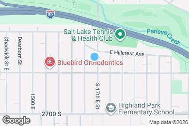 Map image of the property - 2546 S 1700 E