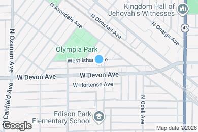 Map image of the property - 7513 W Isham Ave