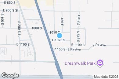 Map image of the property - 437 E 1070 S