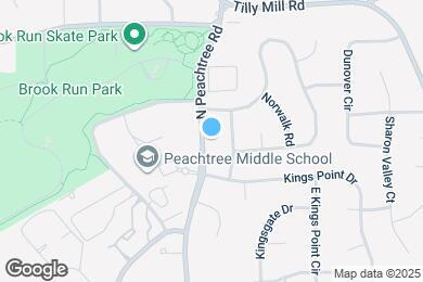 Map image of the property - 4695 N Peachtree Rd