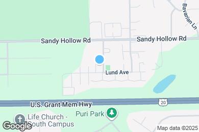Map image of the property - The Hamptons