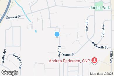 Map image of the property - 727 Mustang Dr
