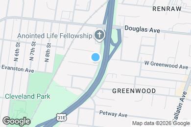 Map image of the property - 895 W Sharpe Ave