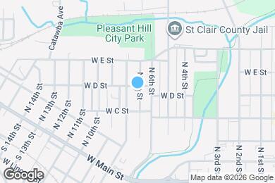 Map image of the property - 323 N 7th St