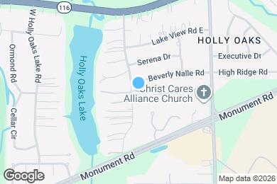 Map image of the property - 1671 E Holly Oaks Lake Rd