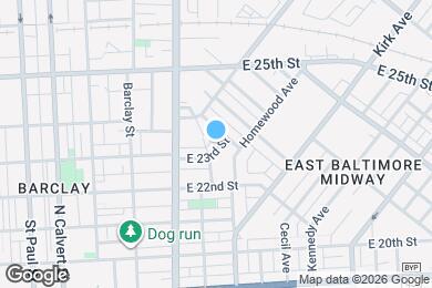 Map image of the property - 716 E 23rd St