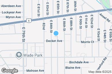 Map image of the property - 1378 E 85th St